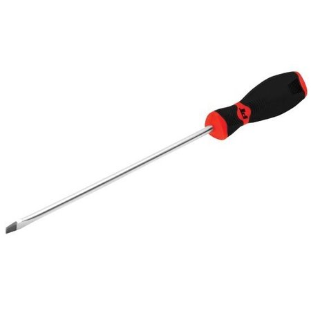 PERFORMANCE TOOL Slotted 1/4 In X 8 In Screwdriver Screwdriver 1/4, W30990 W30990